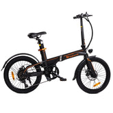Bicicleta Elétrica Kukirin V2: Motor 250W | Bateria 270WH | Autonomia 45 km | Freios a Disco | Cor Preto